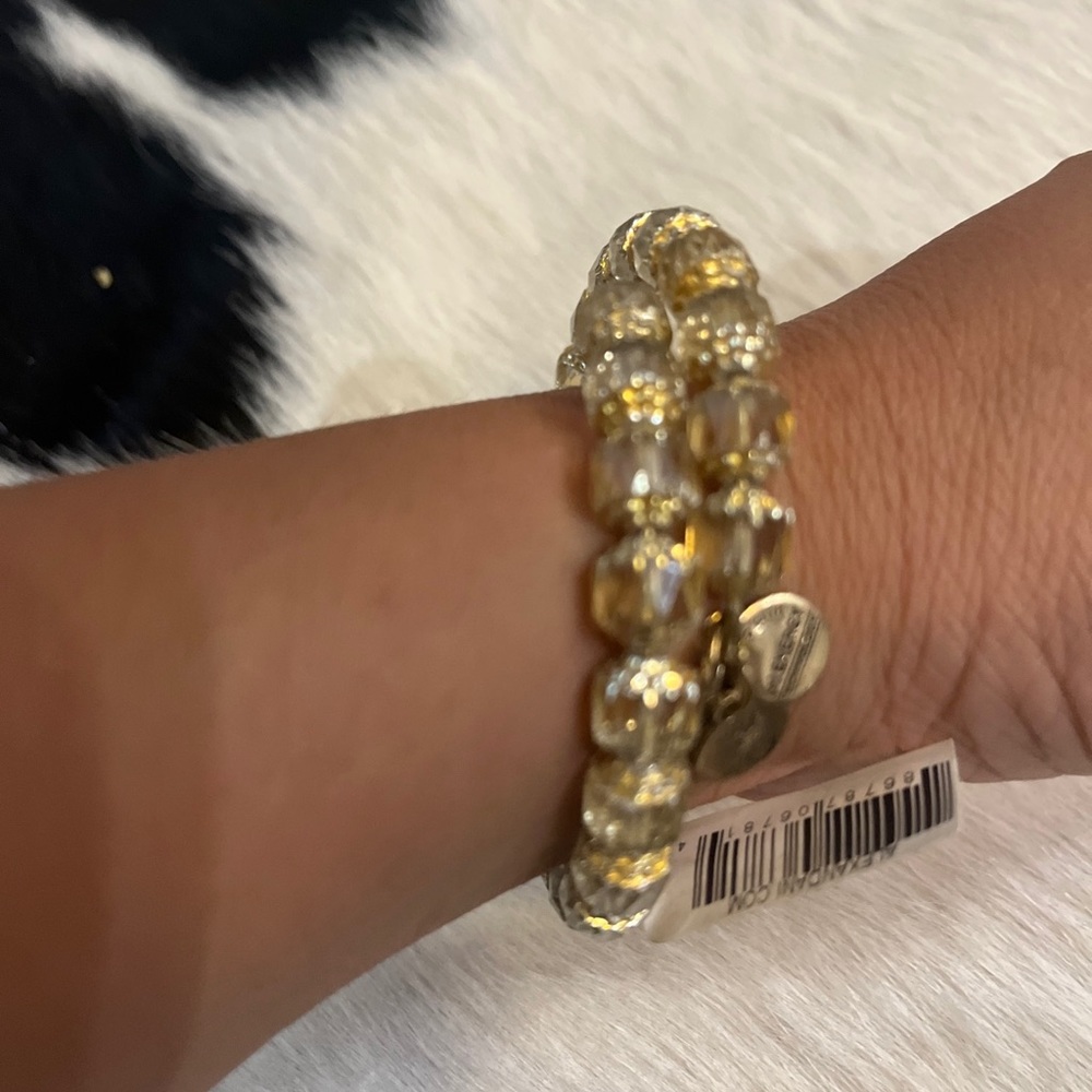 Alex and Ani Blush Lava Love Slate Wrap Bracelet NWT